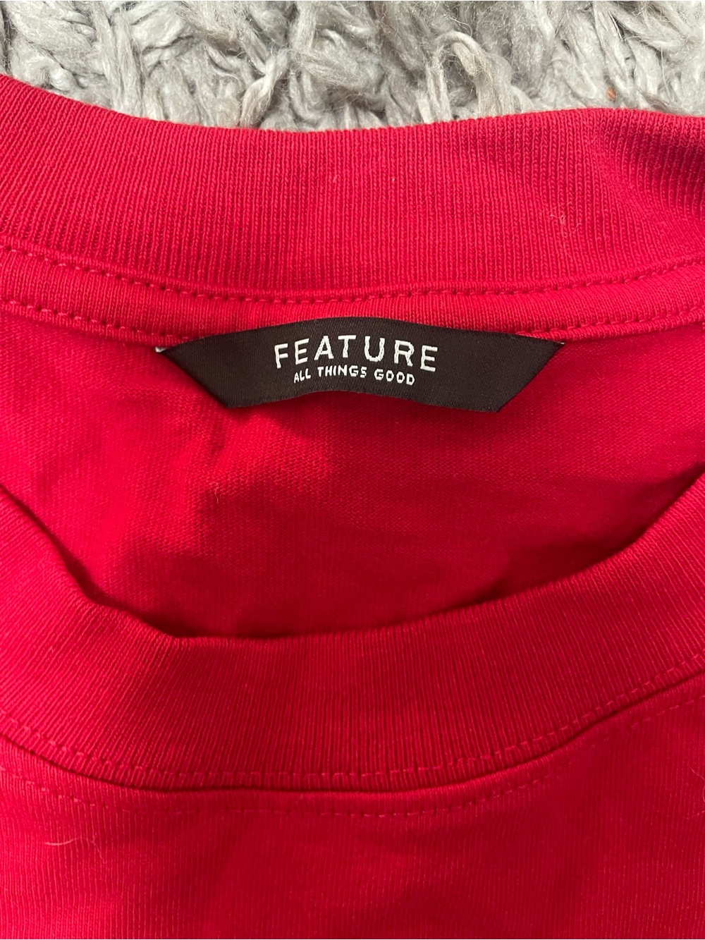 Feature Script Tee - Savvy Red - Picture 2 of 6